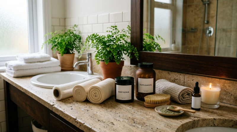 Body wrap rolls and supplement jars